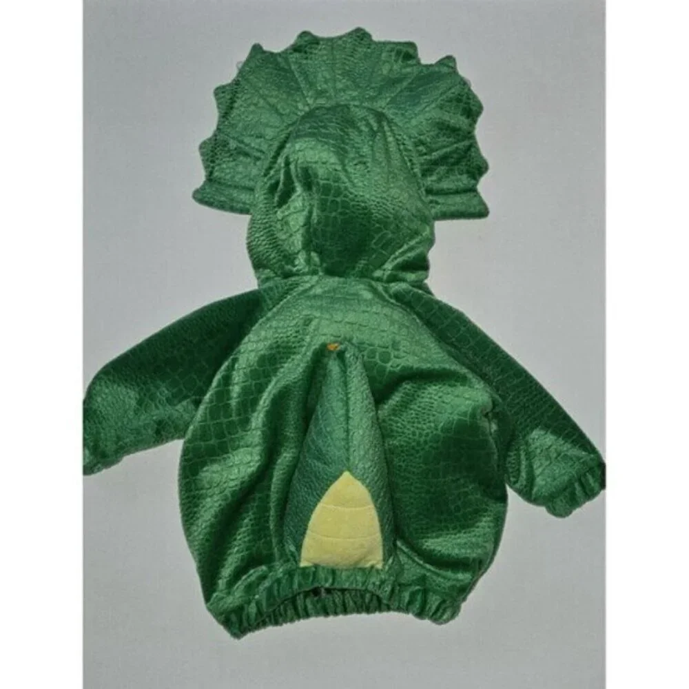 Target Green Triceratops Dinosaur Halloween Costume Baby 0-6 Months Jacket Top